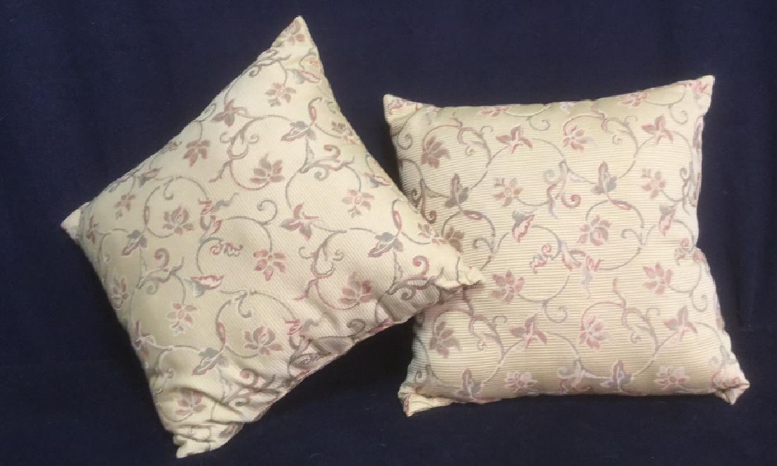 Pair Stripe Textured Embroidered Throw Pillows (1 of 10)