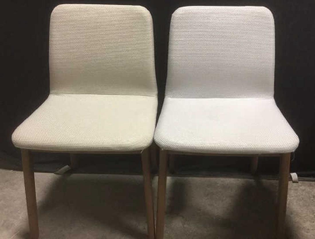 Lot 2 GEIGER Upholstered Oak Frame Office Chairs (1 of 10)