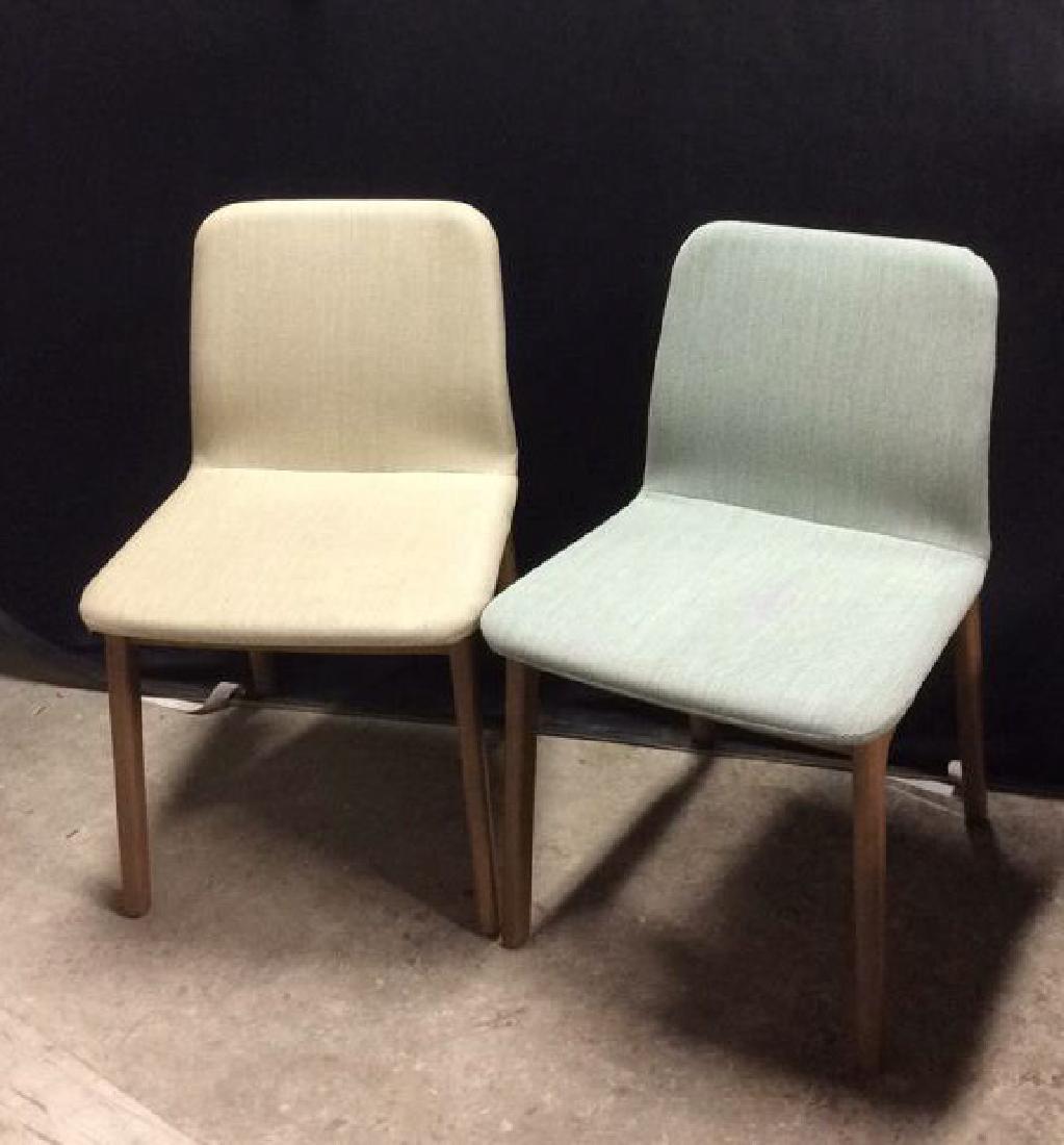 2 GEIGER Upholstered Cerused Oak Side Chairs (1 of 10)