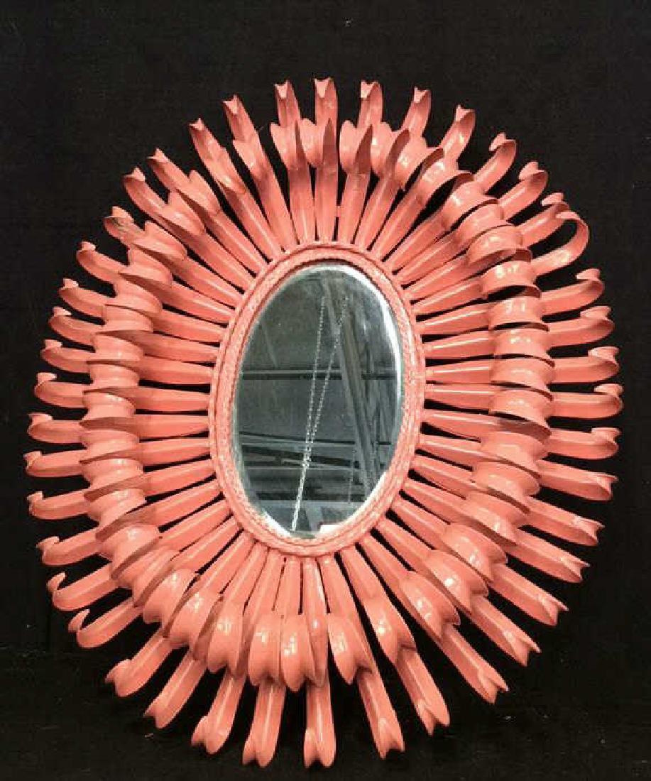 Palm Beach Pink Contemporary Mirror (1 of 10)