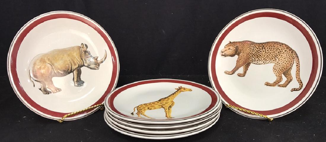 Group 6 Mottahedeh Collectible Animal Plates (1 of 10)