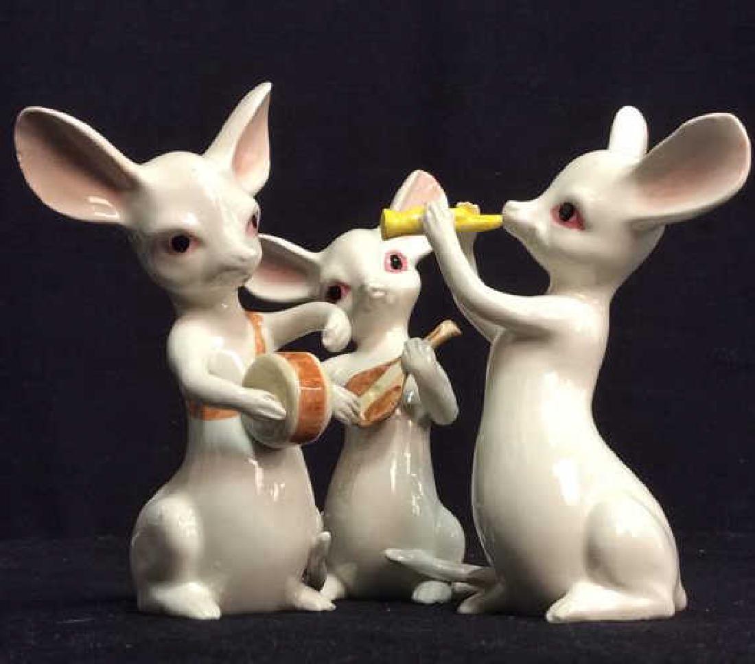 Group Lot of 3 Ceramic Porcelain Mice (1 of 10)