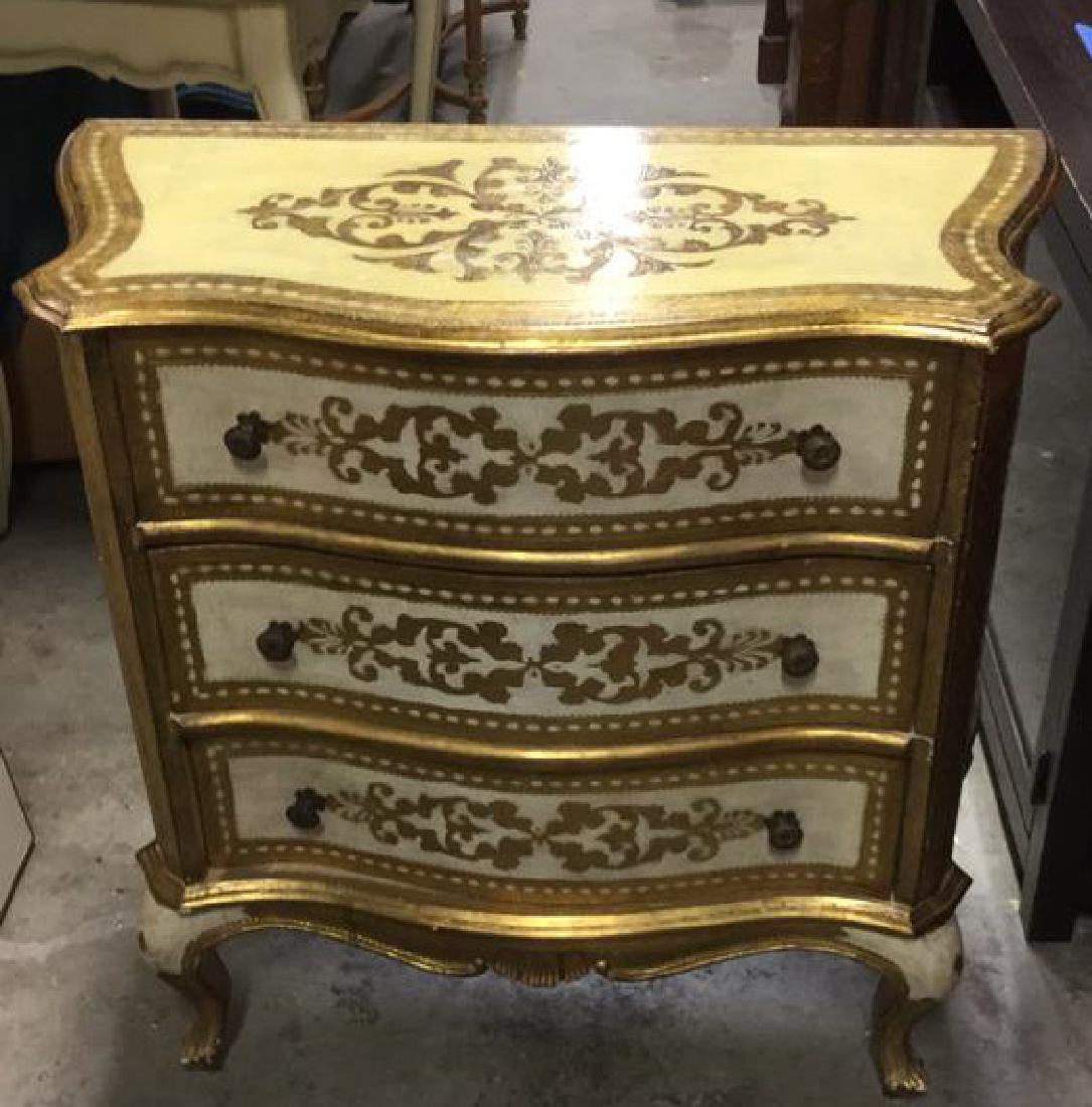 Vintage 3 Drawer Florentine 3 Drawer Chest (1 of 10)