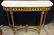 Antique Marble Top Gold Leafed w Porcelain Spain