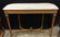 Antique Marble Top Gold Leafed w Porcelain Spain - 4