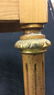 Antique Marble Top Gold Leafed w Porcelain Spain - 8