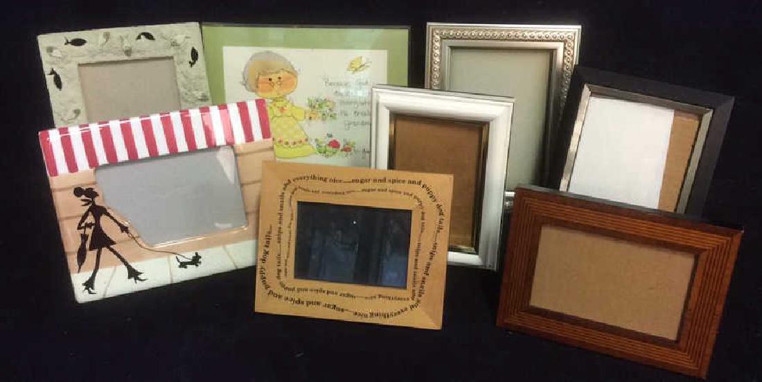 Group Lot 8 Assorted Frames Desk Table Top (1 of 6)