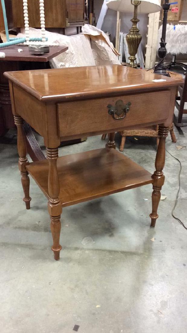 Maple End Table Ethan Allen