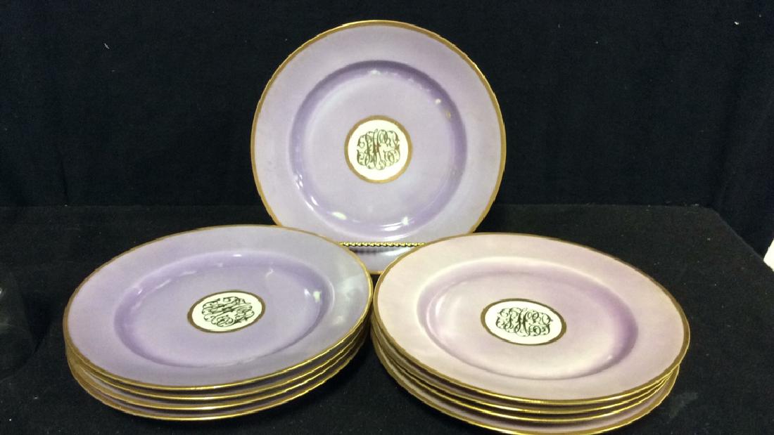 SANDOR DECSENYI New York Lot 9 Lavender Plates (1 of 5)