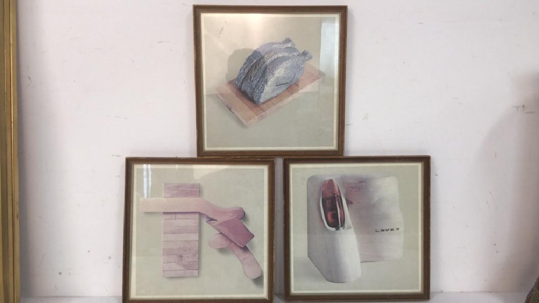 Group lot of 3 Professionally Framed Prints (1 of 6)