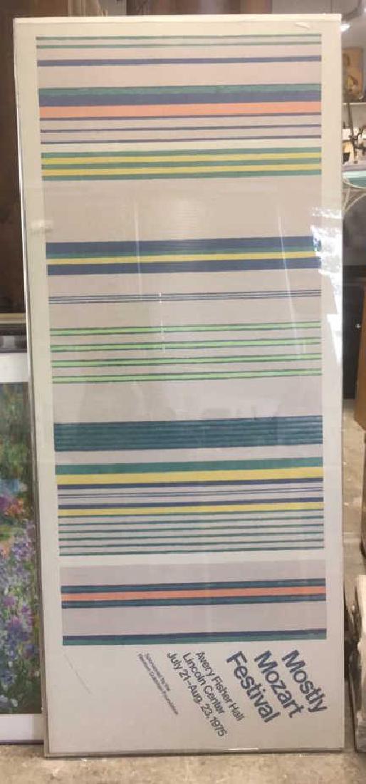 Framed Poster 'Mostly Mozart' 1975 (1 of 6)