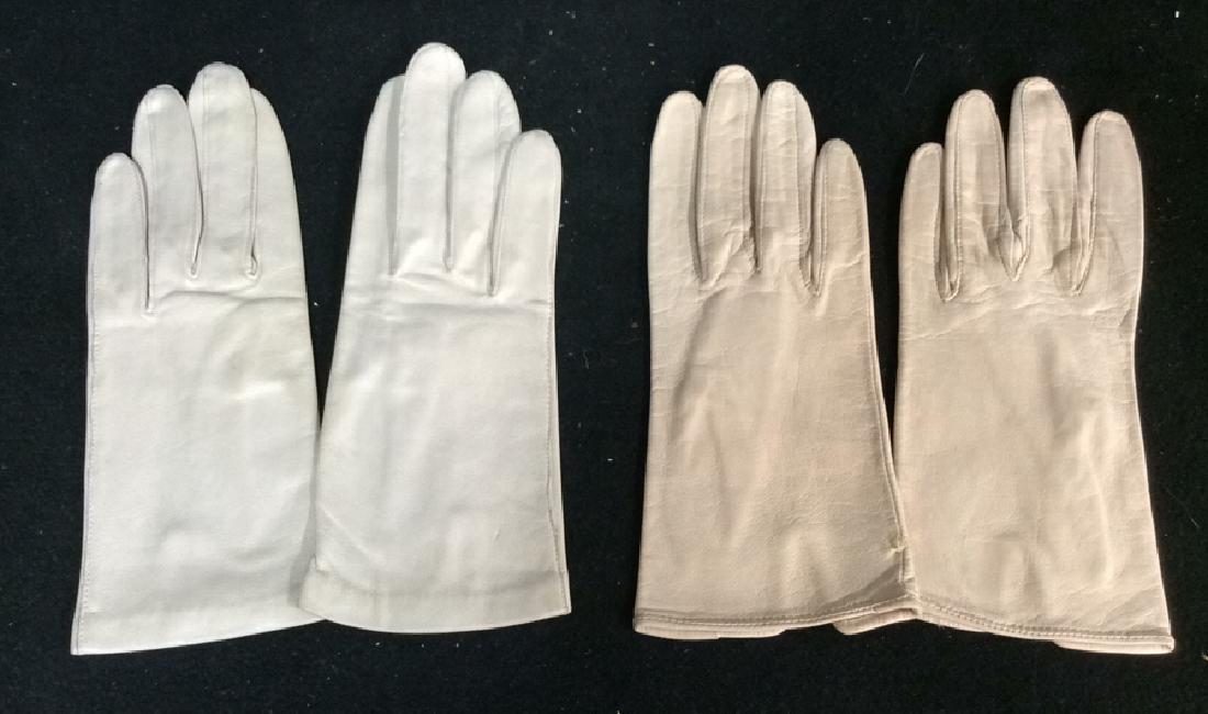 2 Leather Ecru Ladies Formal Gloves (1 of 5)