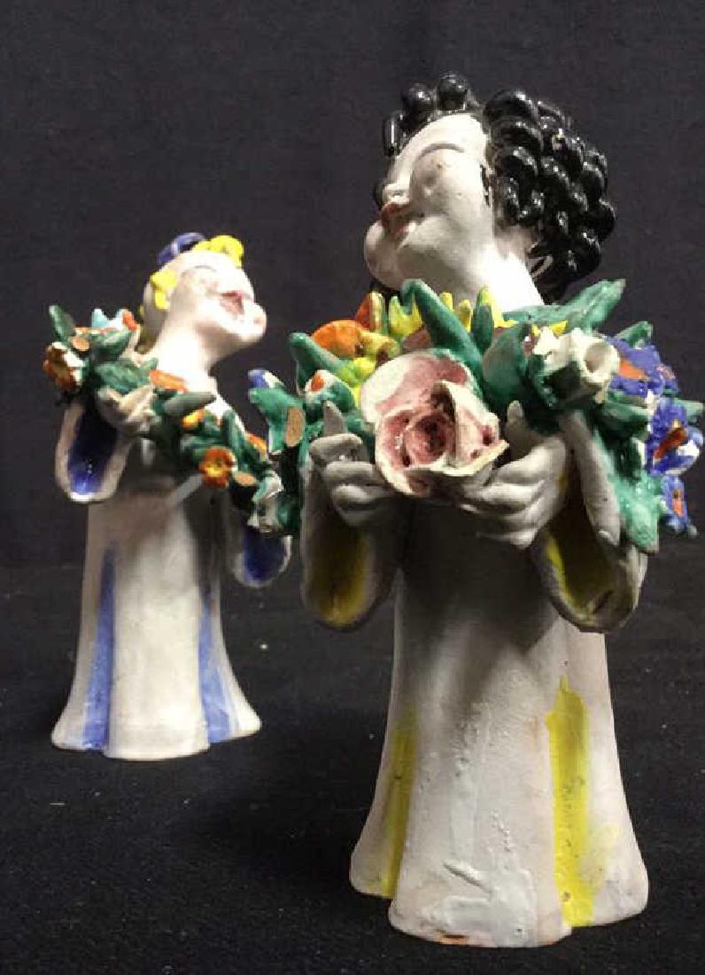 ZILZER Group 2  Floral Ceramic Porcelain Figurines (1 of 5)