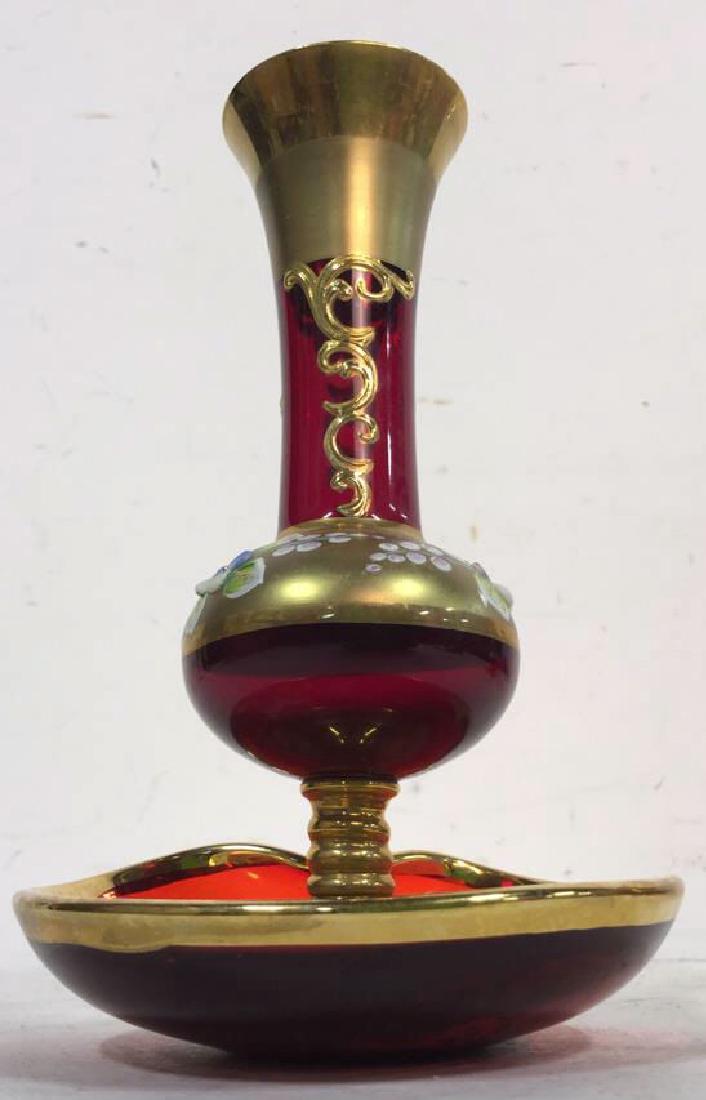 Vintage Bohemian Ruby Glass (1 of 5)