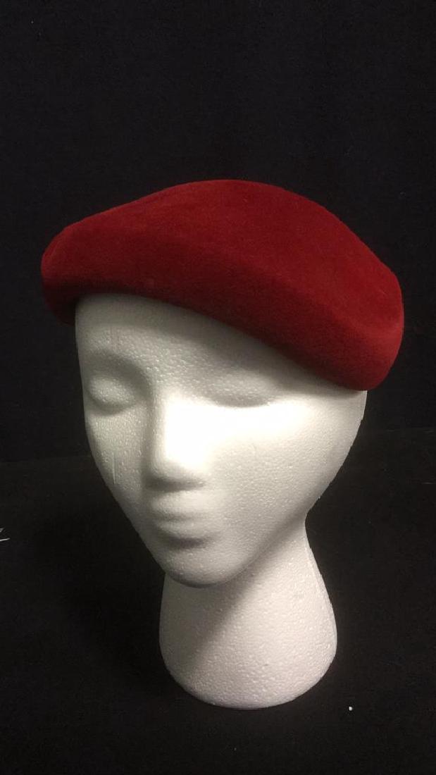 Lot 9 Vintage Hats w Hat Box (1 of 9)