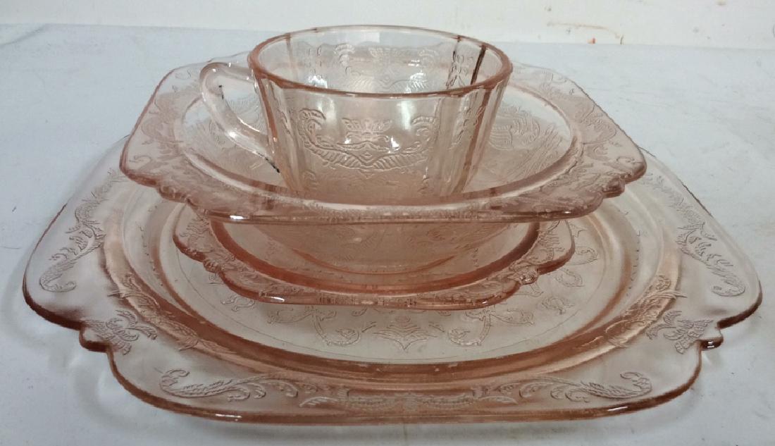 Lot 16  Pink Depression Dishes (1 of 5)