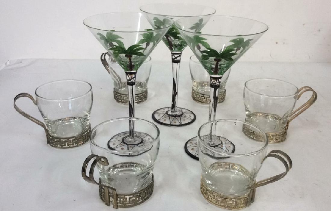 9 Assorted Cocktail Glasses Hot Beverage Mugs (1 of 5)