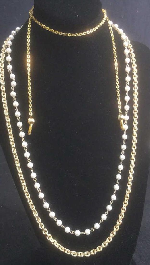 Vintage Gold Tone Necklaces Eye Glass Lanyard (1 of 5)