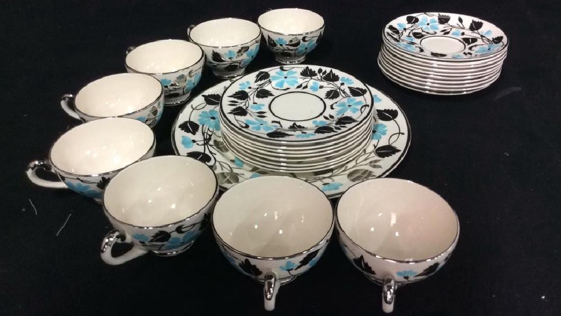 27 Hand Painted Ceramic Porcelain Floral Dishes (1 of 5)