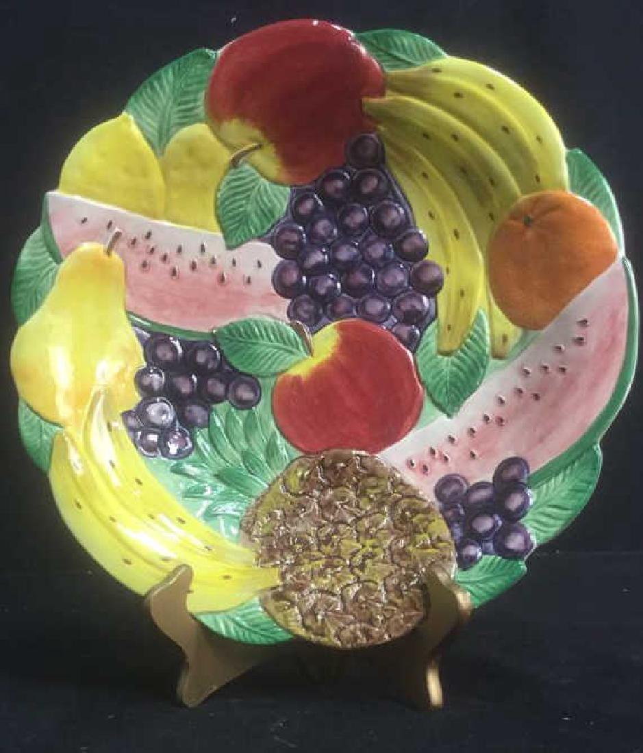 Fitz & Floyd  Fruit Motif Decorative Bowl (1 of 5)
