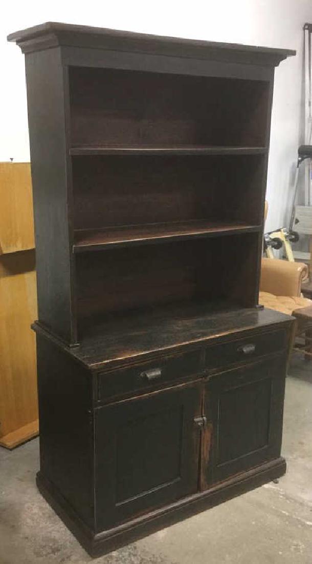 Antique Painted Country Hutch (1 of 9)