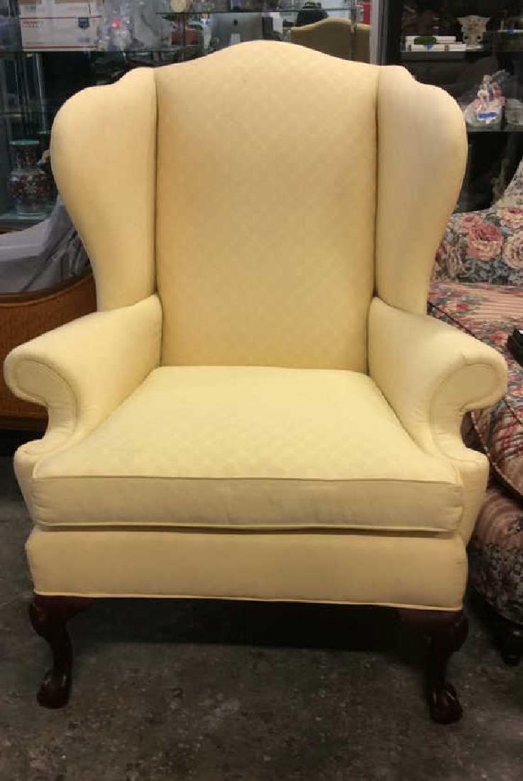 Ethan Allen Upholstered Wing Chair