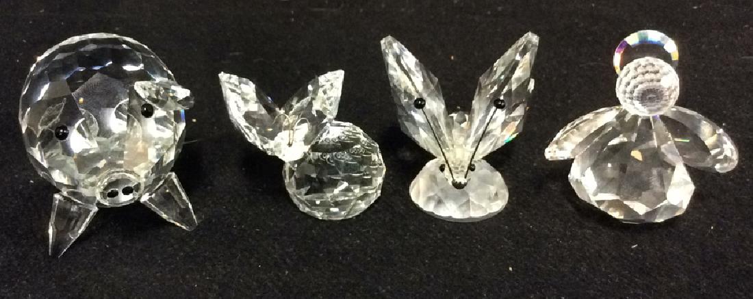 Group 4  Assorted Faceted Crystal Figurines (1 of 5)