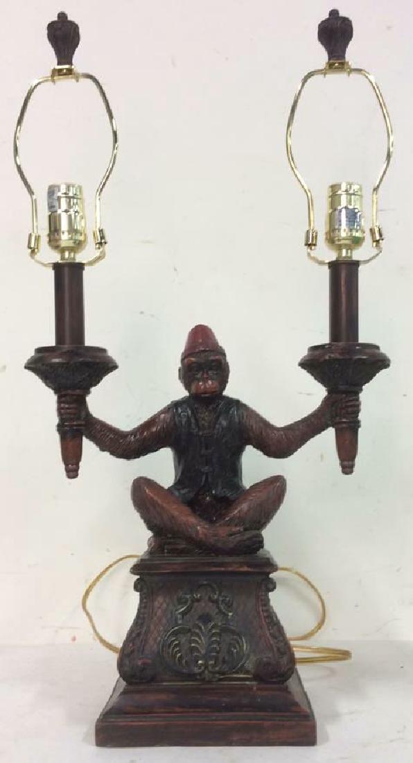 Double Socket Table Monkey Lamp (1 of 6)