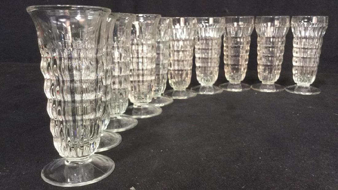 Lot 10 Dessert & Drink Assorted Sized Glasses (1 of 5)