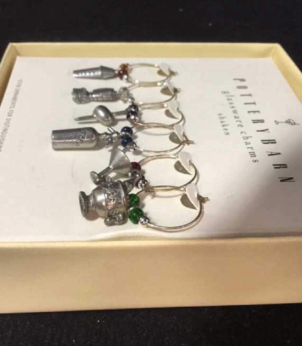 Group of 6 Pottery Barn Glassware Charms (1 of 8)