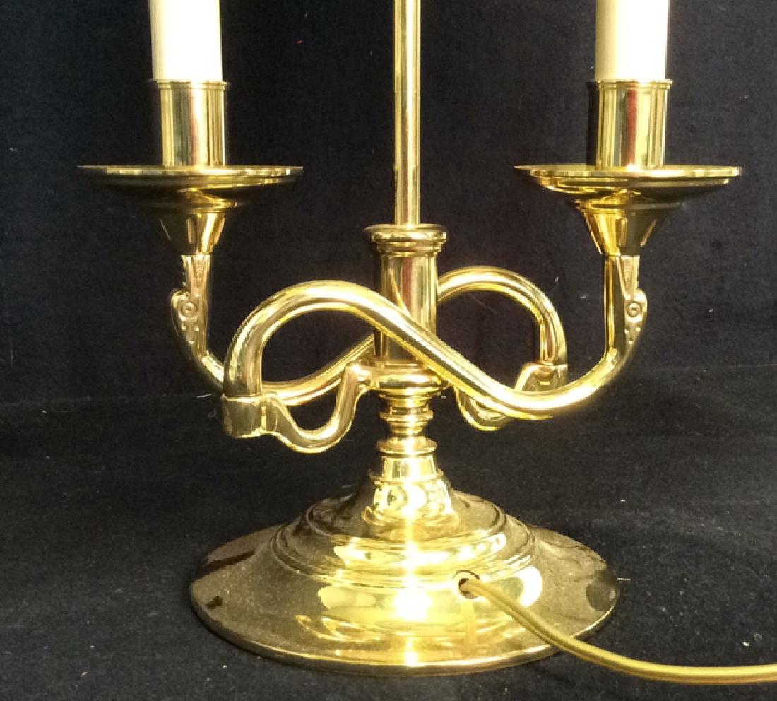 Vintage Double Socket Brass Lamp (1 of 5)