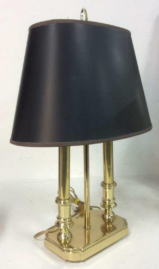 Brass 3-Column Table Lamp (1 of 5)