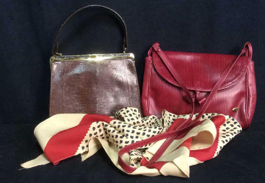 Lot 3 Ladies Accessories Scarf & Designer Handbags (1 of 7)