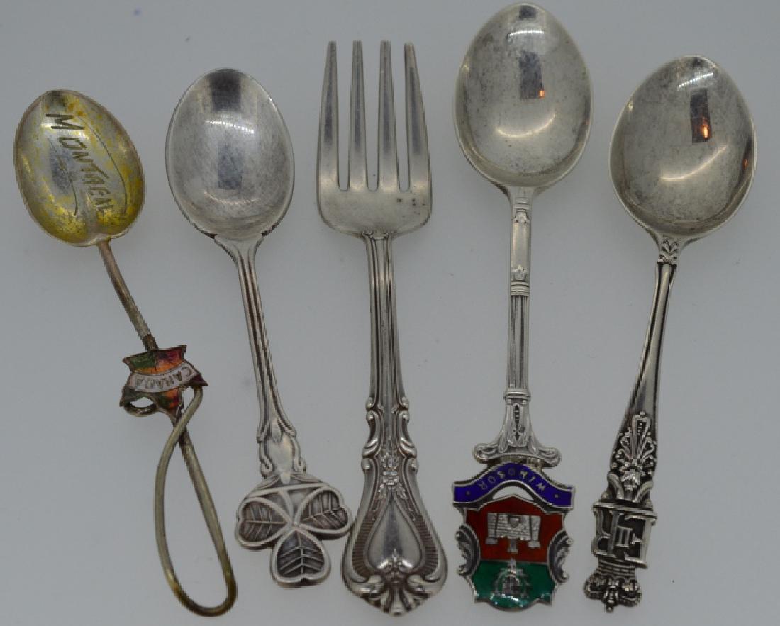Five Piece Sterling Silver Collectible Utensil Set (1 of 3)
