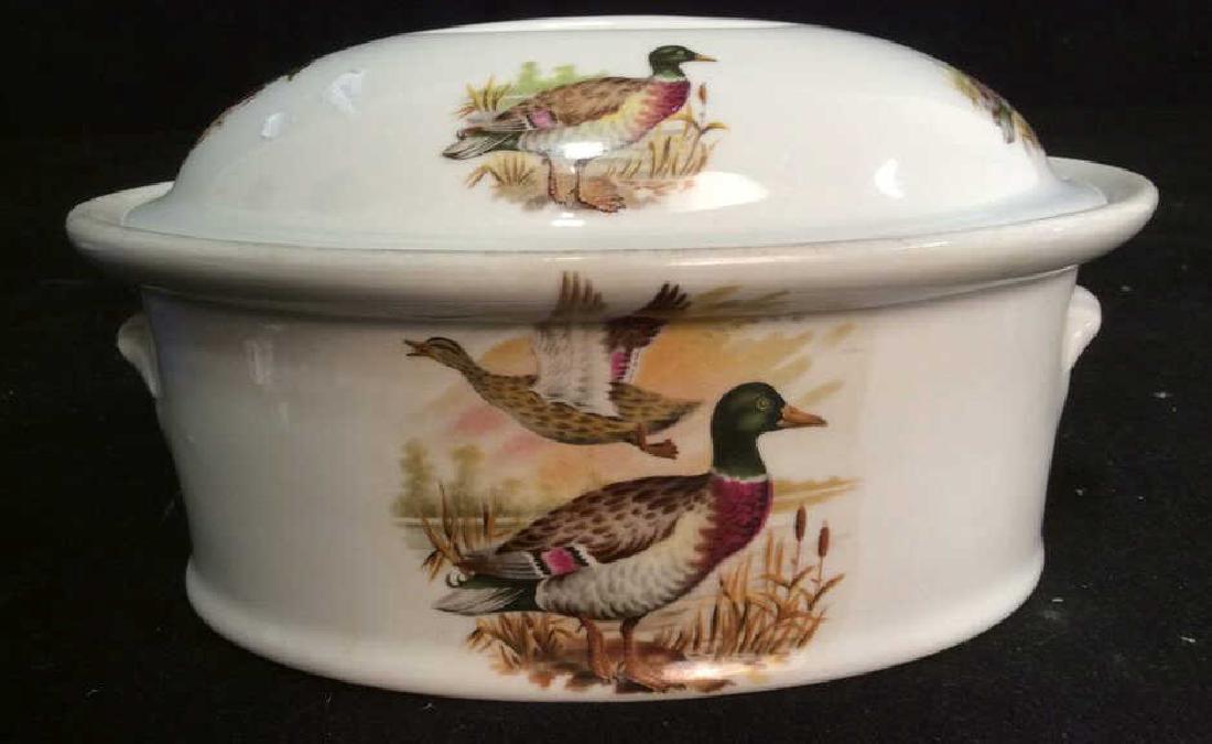 A. Simon, France, Lidded Tureen W Duck Scenes (1 of 7)