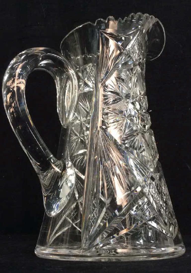 Cut Crystal Star Pattern Pitcher (1 of 5)