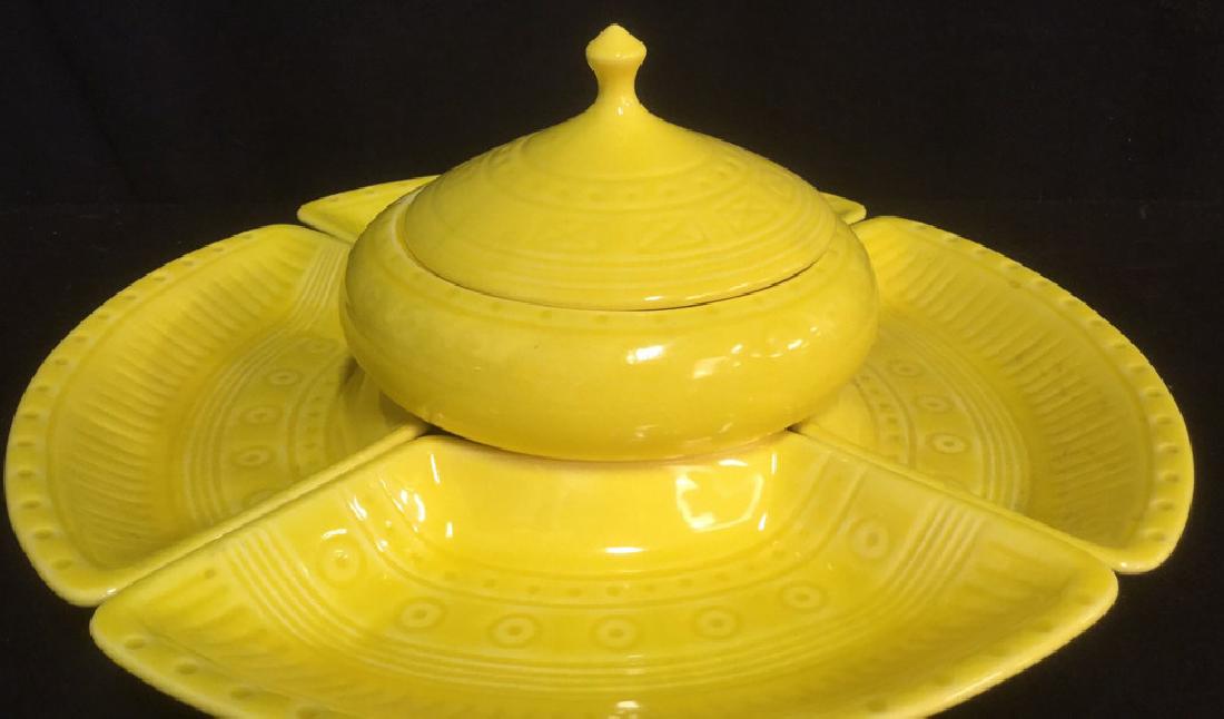 6-Peice CALIFORNIA USA B667 Ceramic Pottery Server (1 of 7)