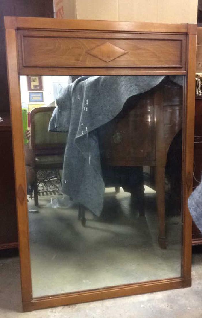 Vintage Carved Wood Mirror (1 of 7)