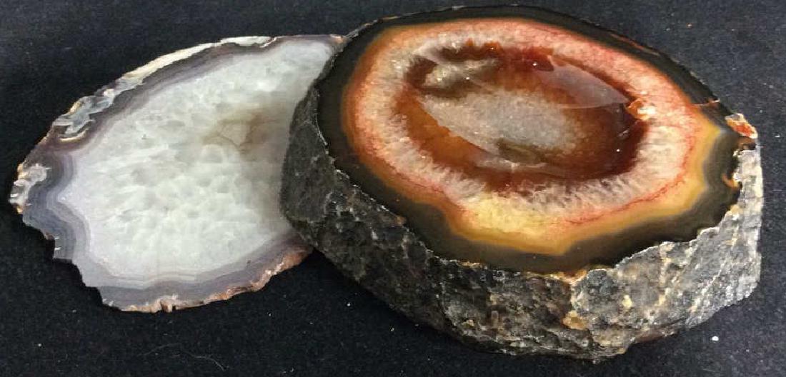 Group Lot 2 Geode Slices with Druzy Centers (1 of 5)