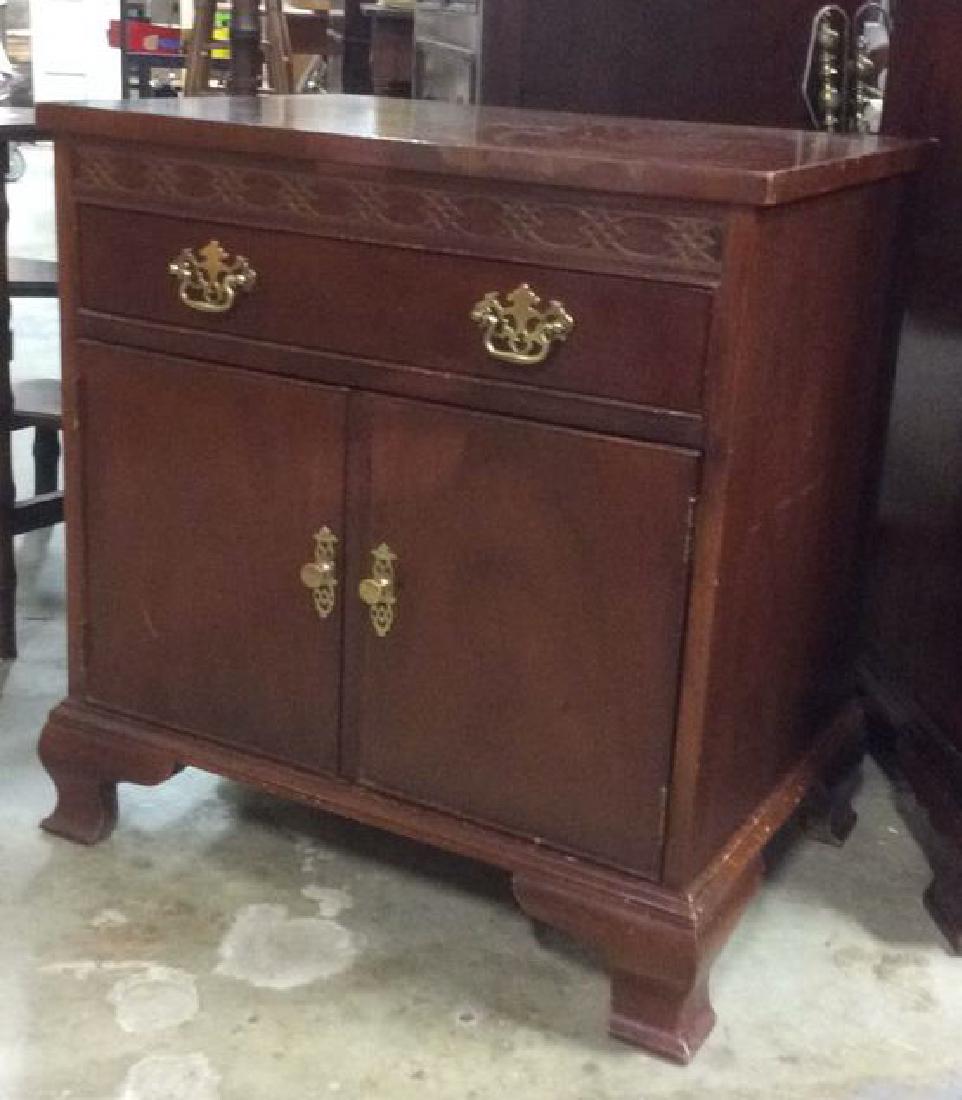 Baker Signed Mahogany Night Stand (1 of 9)