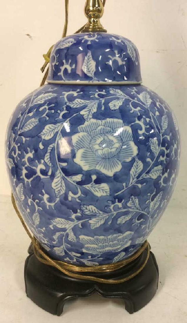 Chinoiserie Blue White Ginger Jar Lamp (1 of 8)
