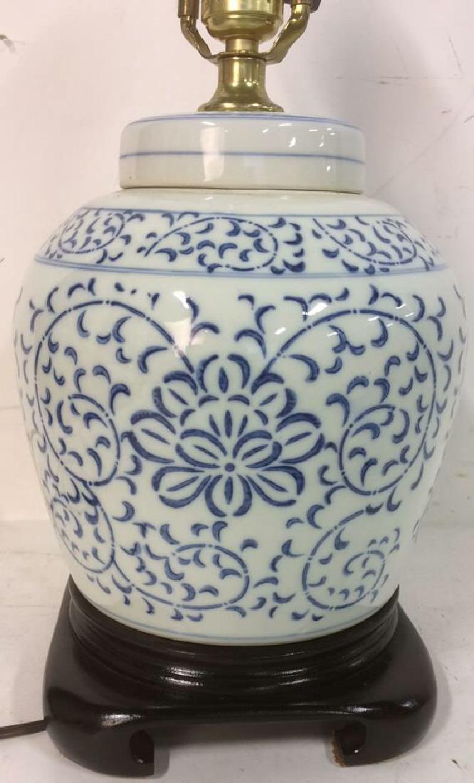 Blue White Ginger Jar Chinoiserie Lamp (1 of 9)