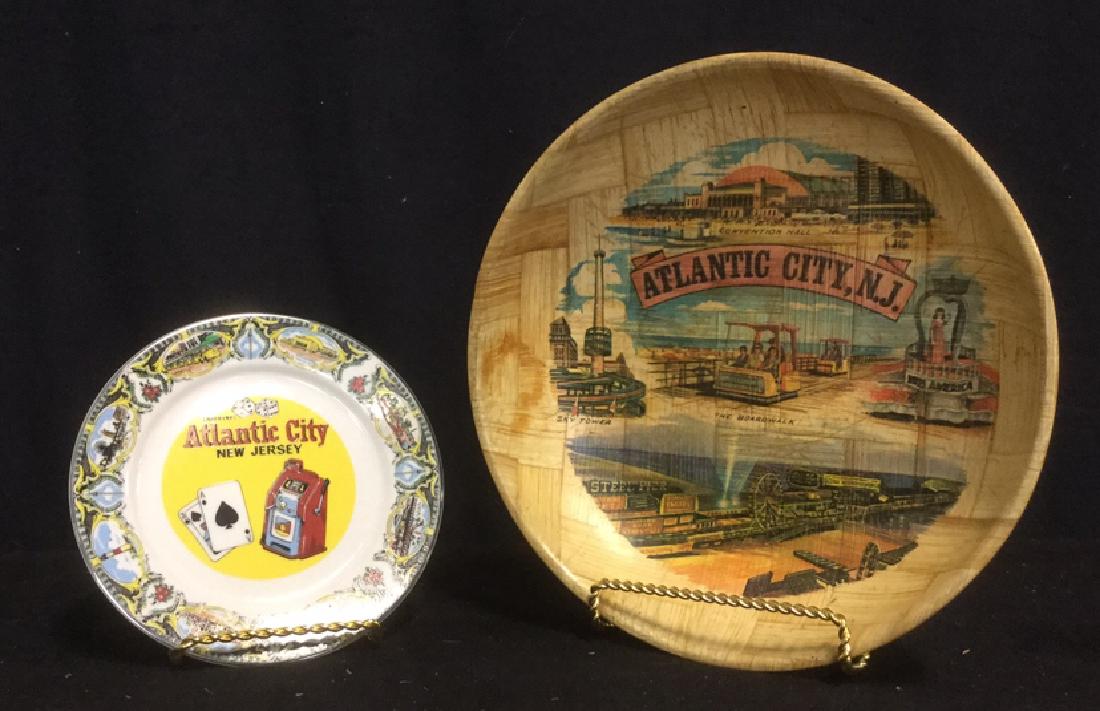 2 Atlantic City Souvenir Plates (1 of 6)