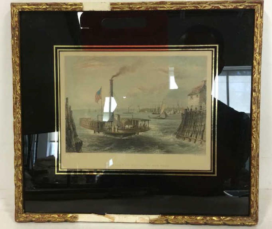 Print Entitled The Ferry at Brooklyn New York (1 of 7)