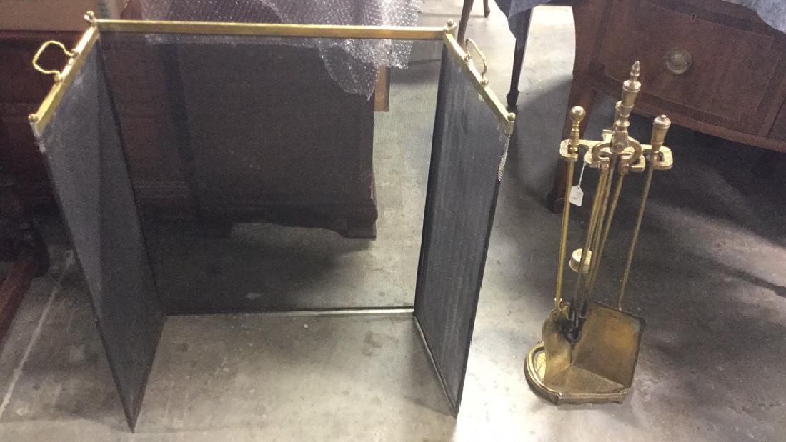 2 Vintage Fireplace Equipment Accessories (1 of 10)