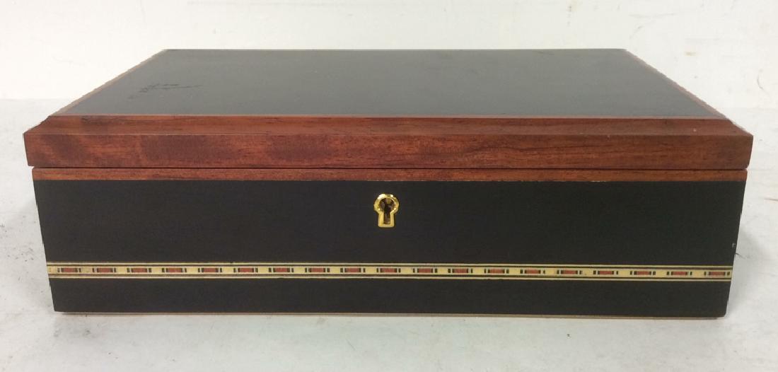 Italian Wooden Hinged Lid Jewelry Box (1 of 5)