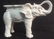Ceramic Elephant Garden Stool Plant Stand Italy - 4