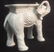 Ceramic Elephant Garden Stool Plant Stand Italy - 5
