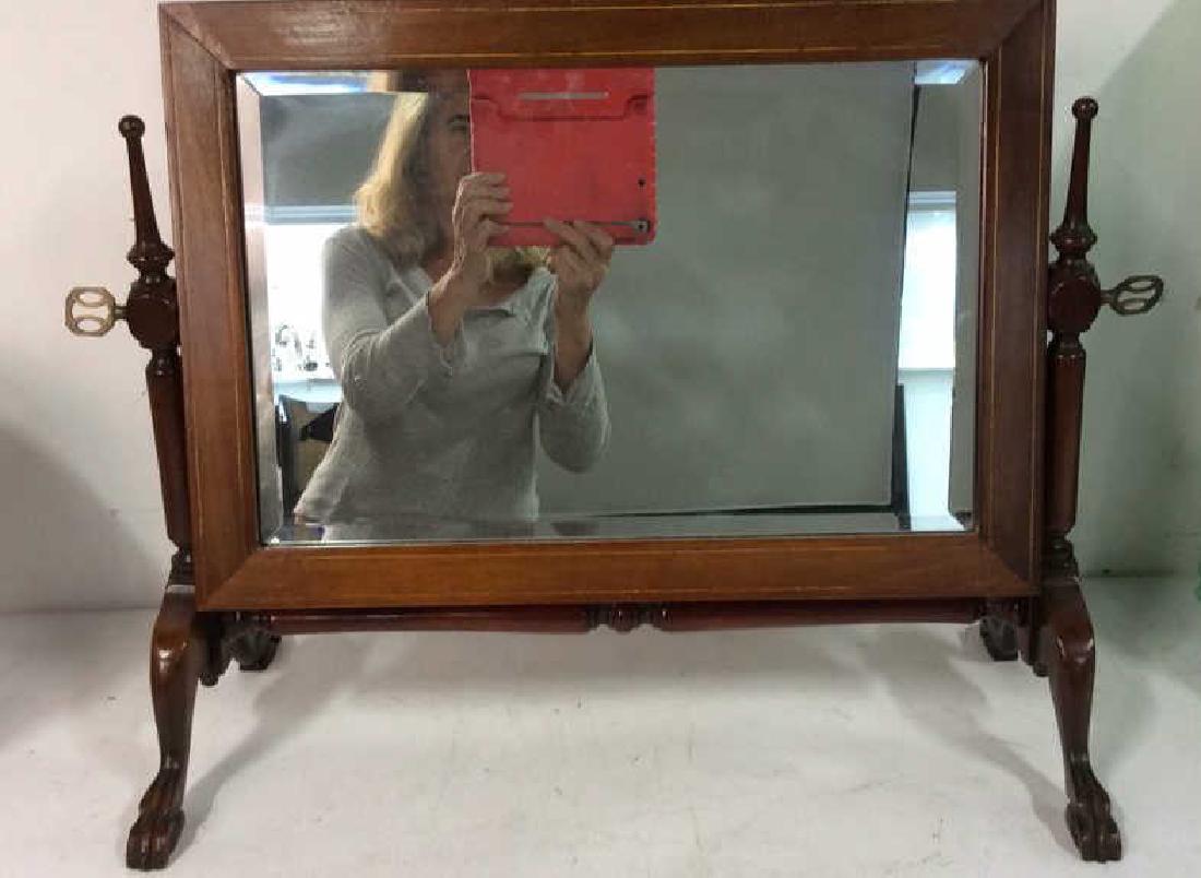 Antique Tilt Dresser  Mirror on Stand (1 of 8)