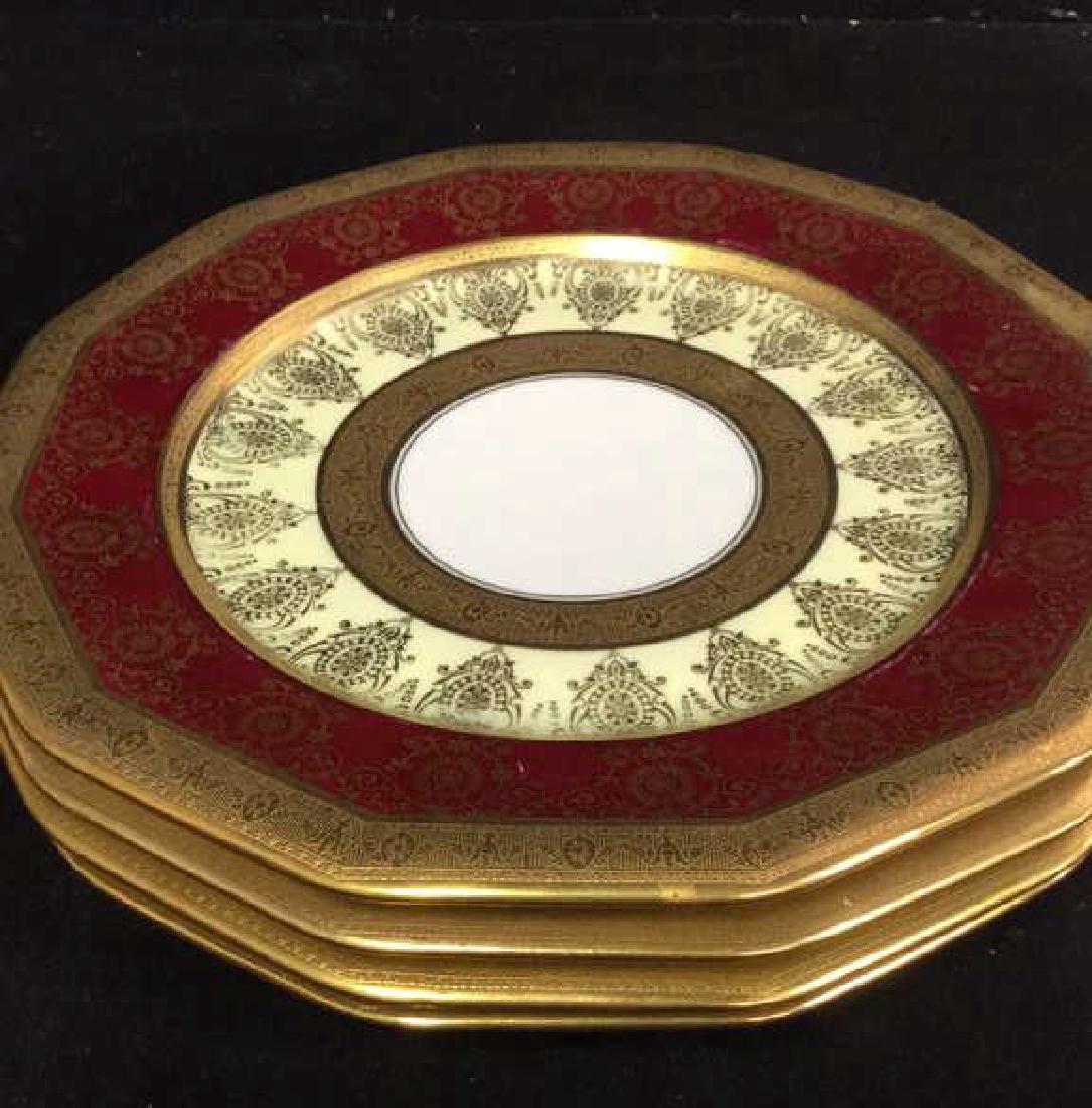 4 Vintage LIMOGES Porcelain Hand Painted Plates (1 of 10)